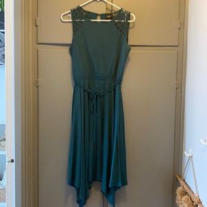 Midi green dress